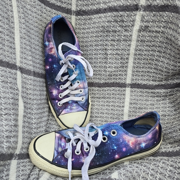 Converse Cosmic Blue and Purple Sneakers - Picture 1 of 7